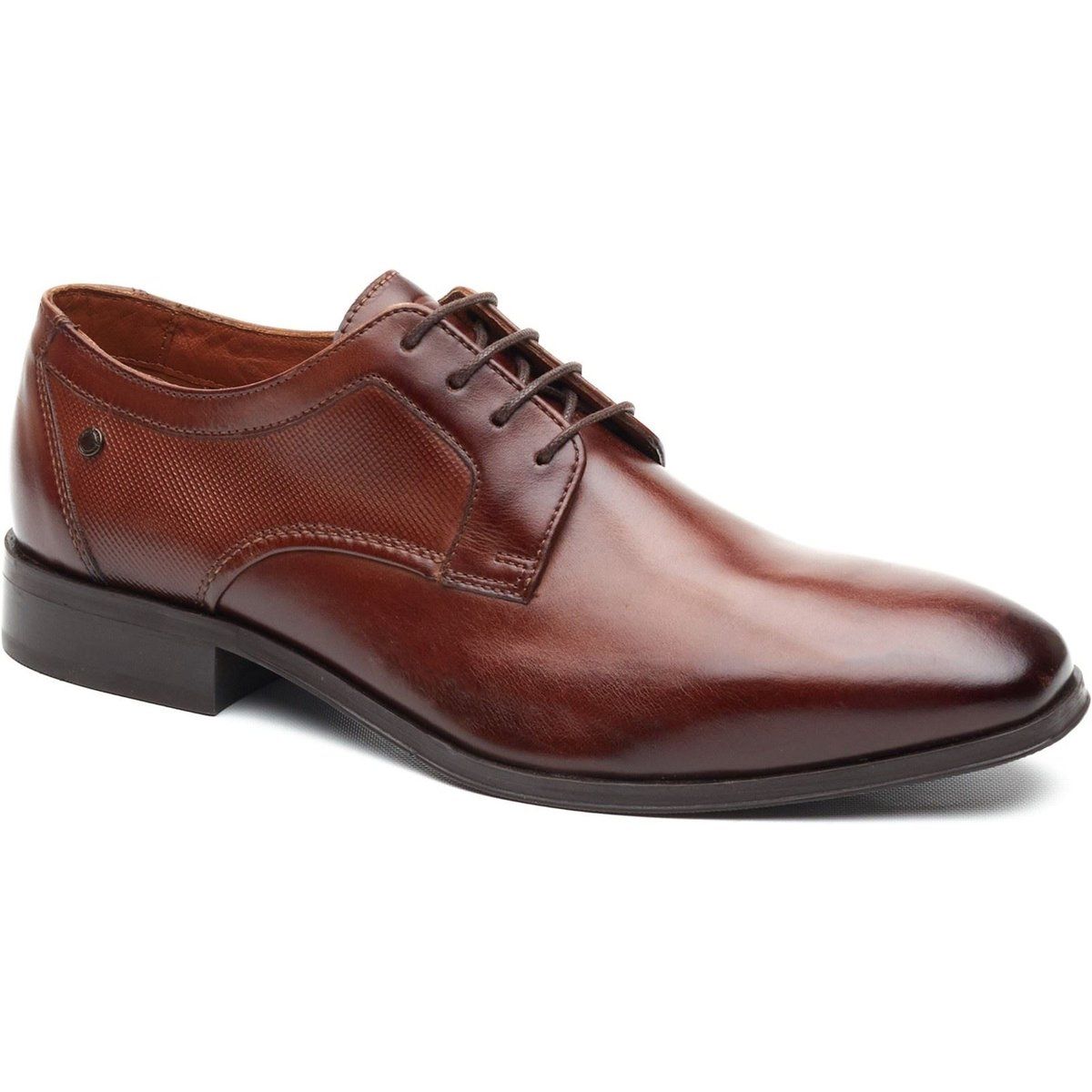 Klassischer Derby-Schnürschuh aus Leder