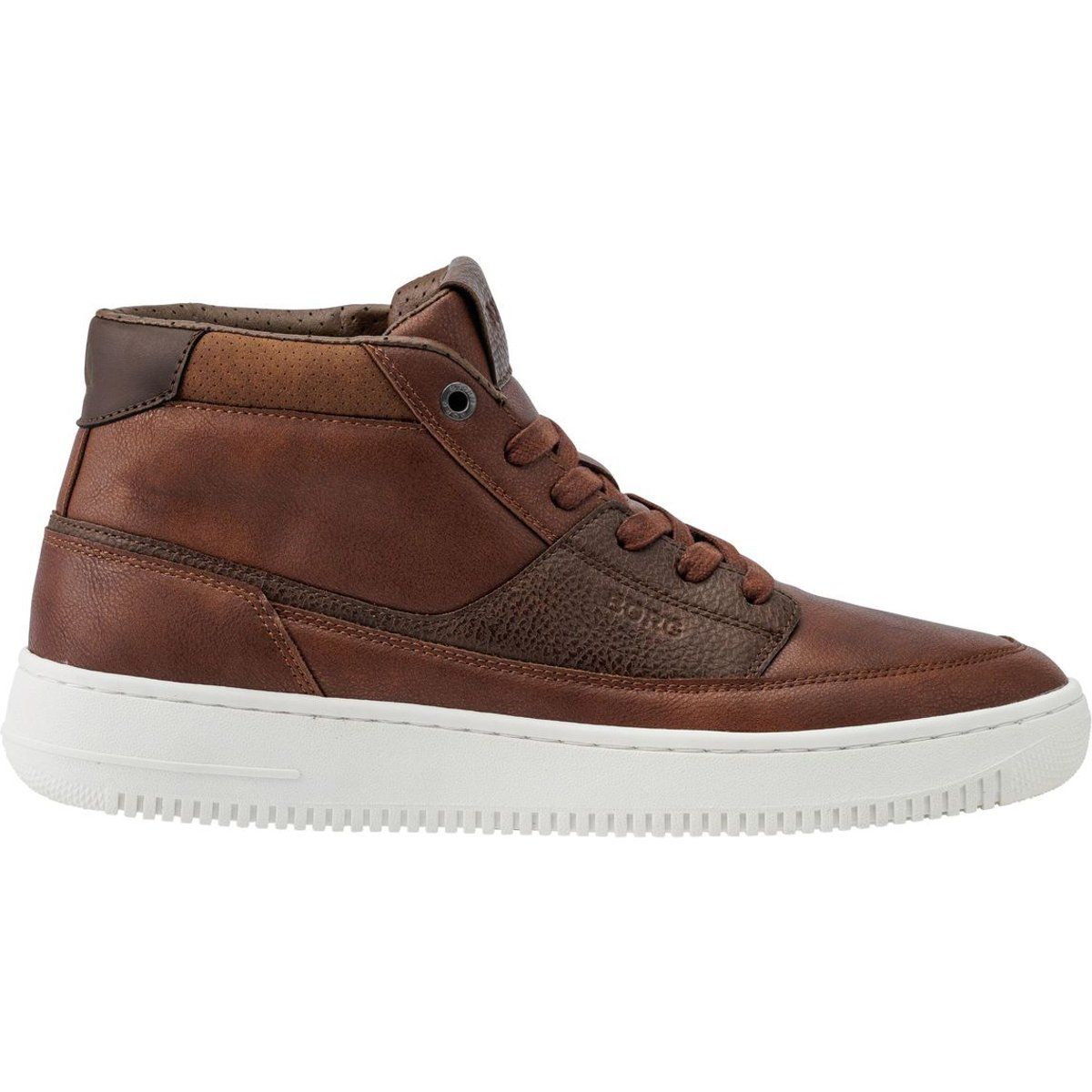 Tennis Mid-Top Leder-Sneaker