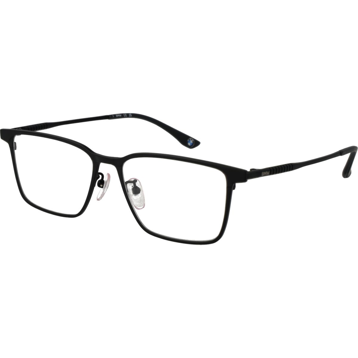 Minimalistische Titanbrille in Rechteckform