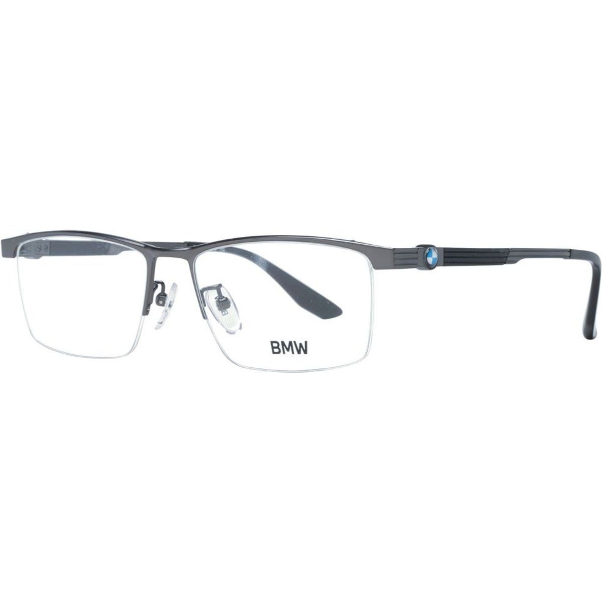 Elegante halbrandlose rechteckige Brille