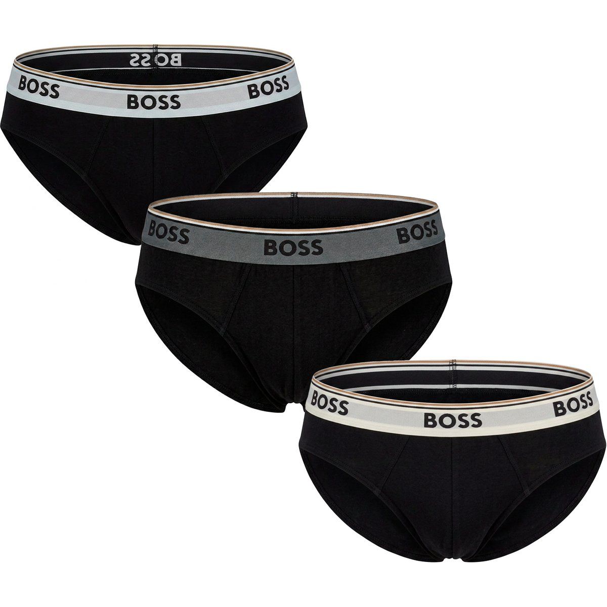 Baumwoll-Stretch Slips im Dreierpack