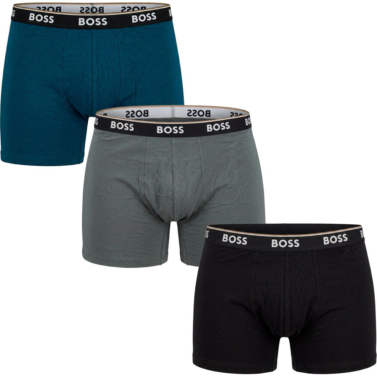 Lange Elastische Baumwoll-Boxershorts