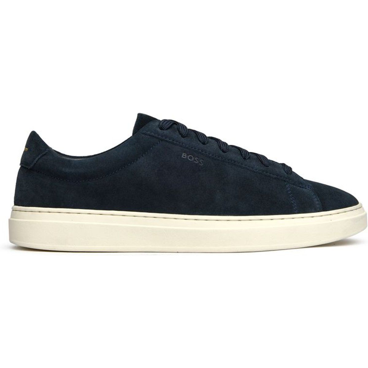Minimalistische Wildleder-Tennis-Sneaker