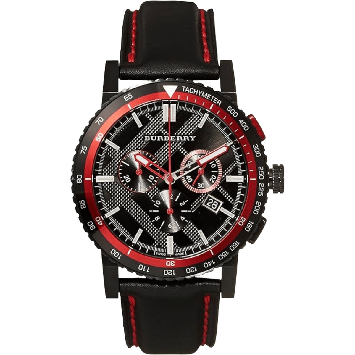 Sportlicher Chronograph mit Musterzifferblatt