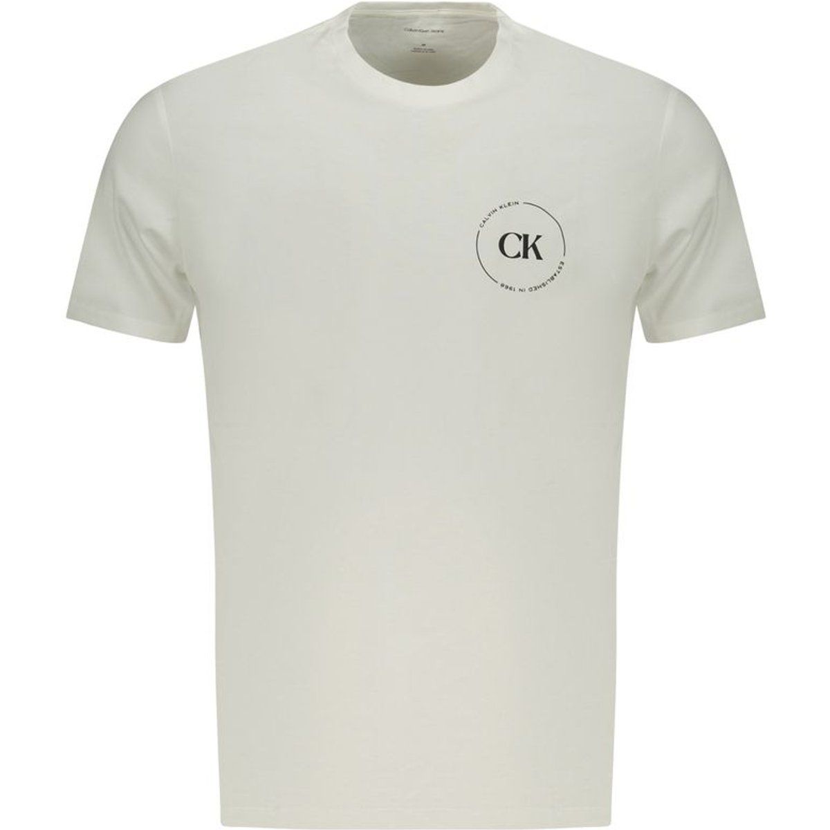 Minimalistisches T-Shirt mit Rundlogo