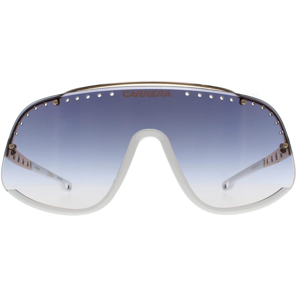 Moderne Shield-Sonnenbrille mit Verlaufsgläsern