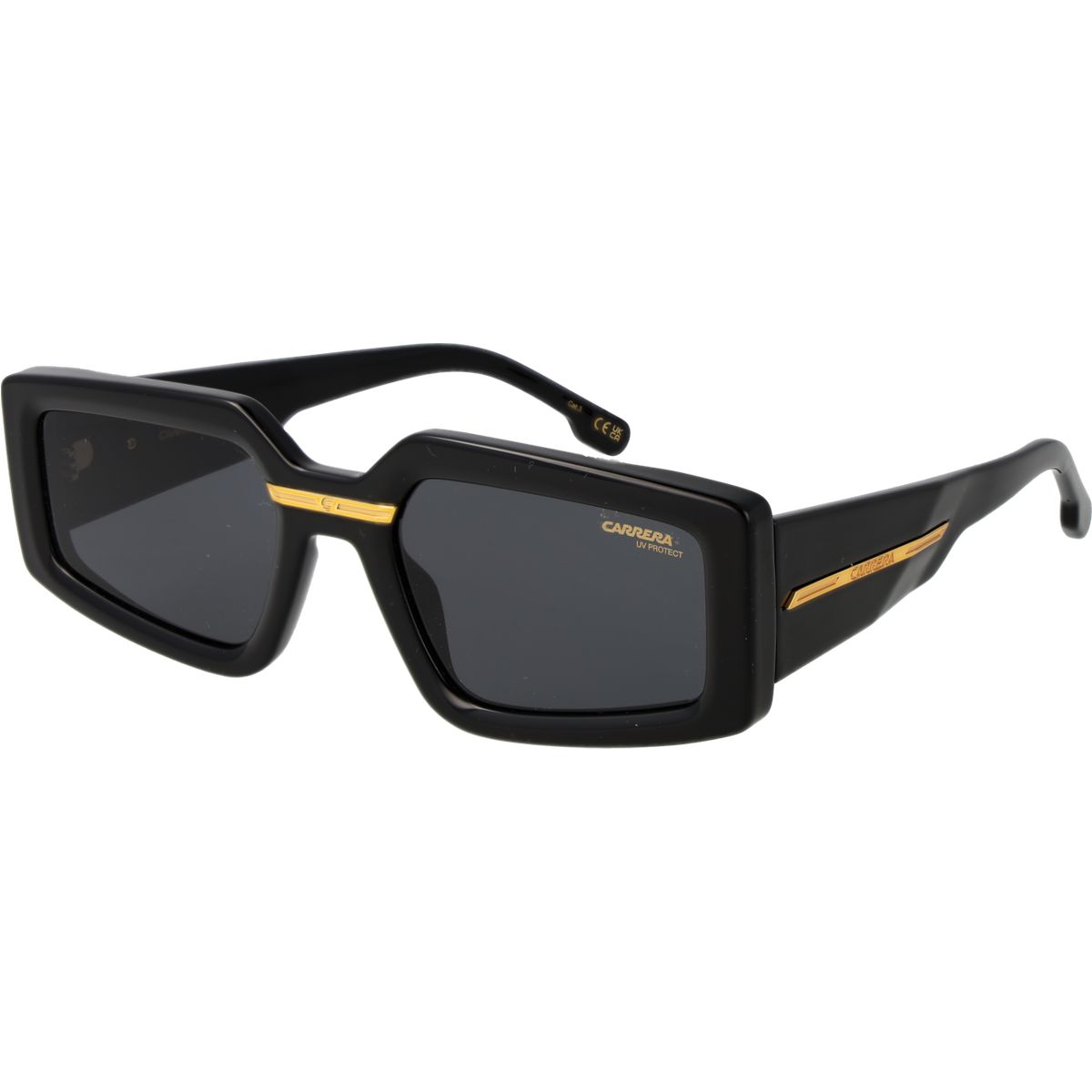 Markante rechteckige geometrische Sonnenbrille