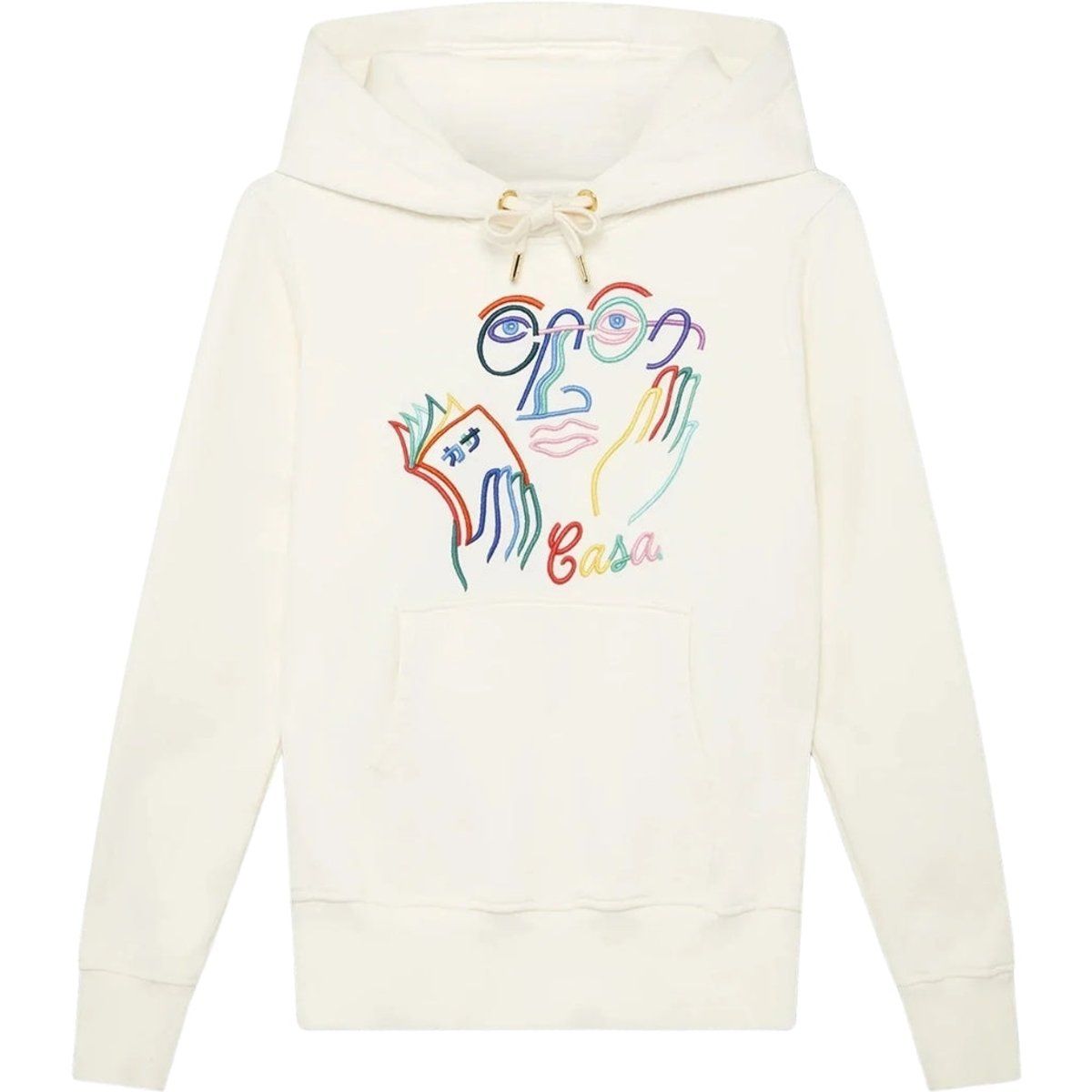 Fujita San Kapuzenpullover mit Stickerei