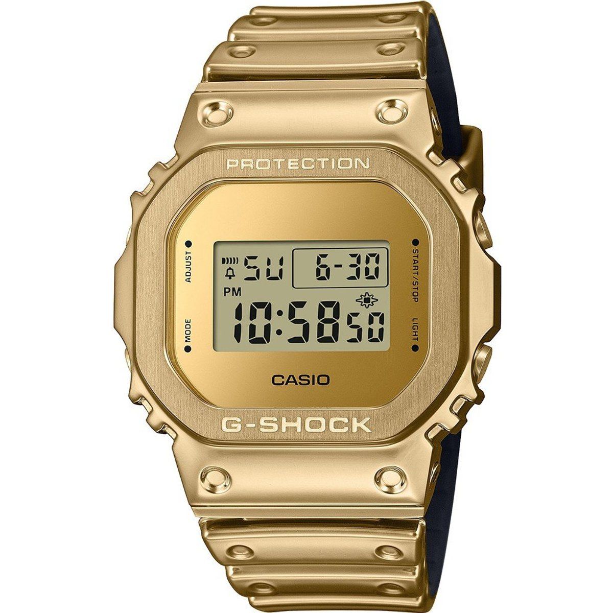 Ikonische Digitaluhr mit quadratischem Gehäuse