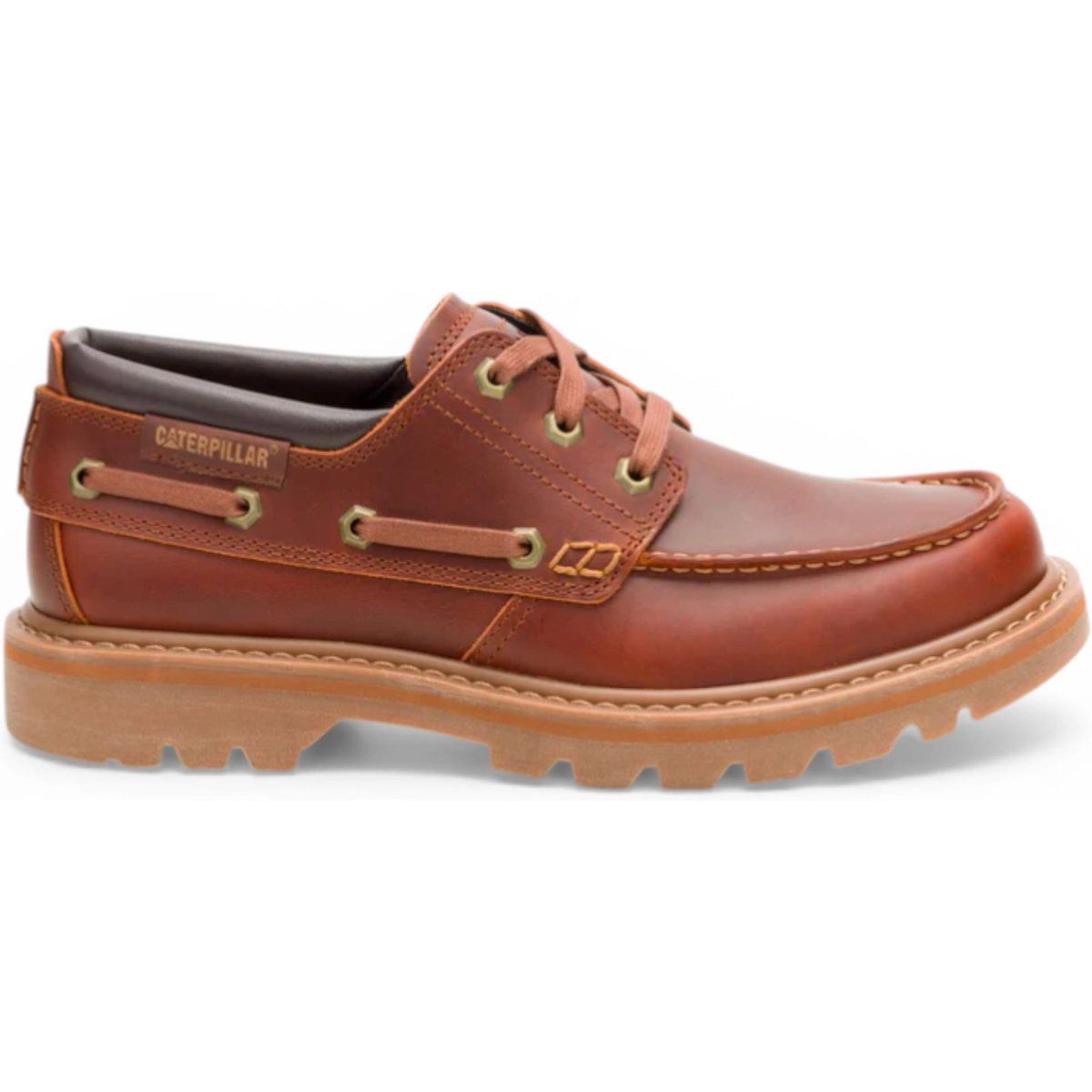 Robuste Leder-Bootsschuhe