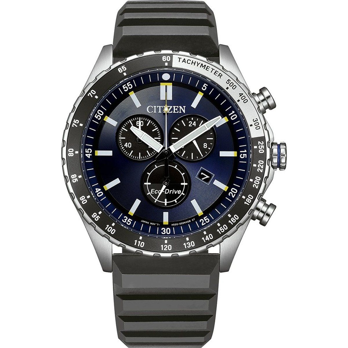 Sportlicher Chronograph mit Silikonarmband