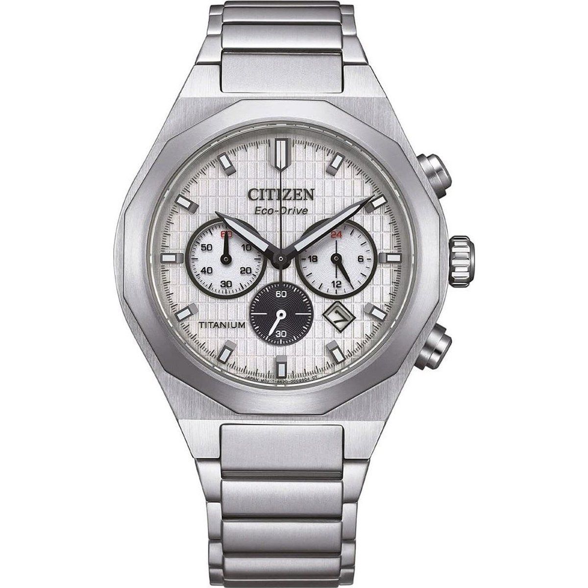 Titanium Chronograph mit integriertem Armband