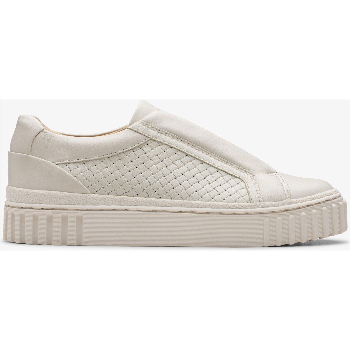 Minimalistische gewebte Slip-on-Sneaker