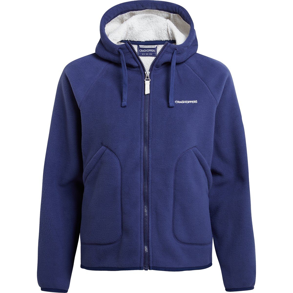 Kuschelige Fleecejacke mit Kapuze