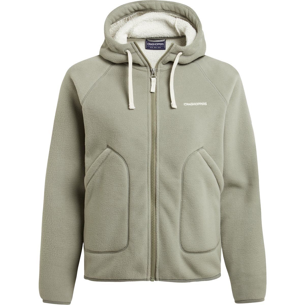 Kuschelige Fleecejacke mit Sherpa-Futter