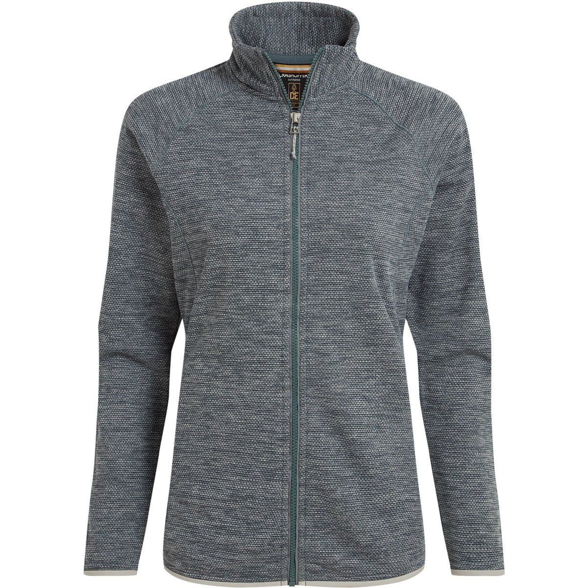 Strukturierte Outdoor-Fleecejacke mit Reißverschluss