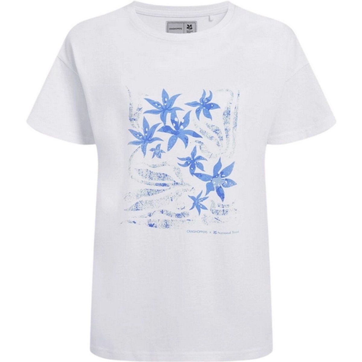 Bio-Baumwoll-Shirt mit floralem Print