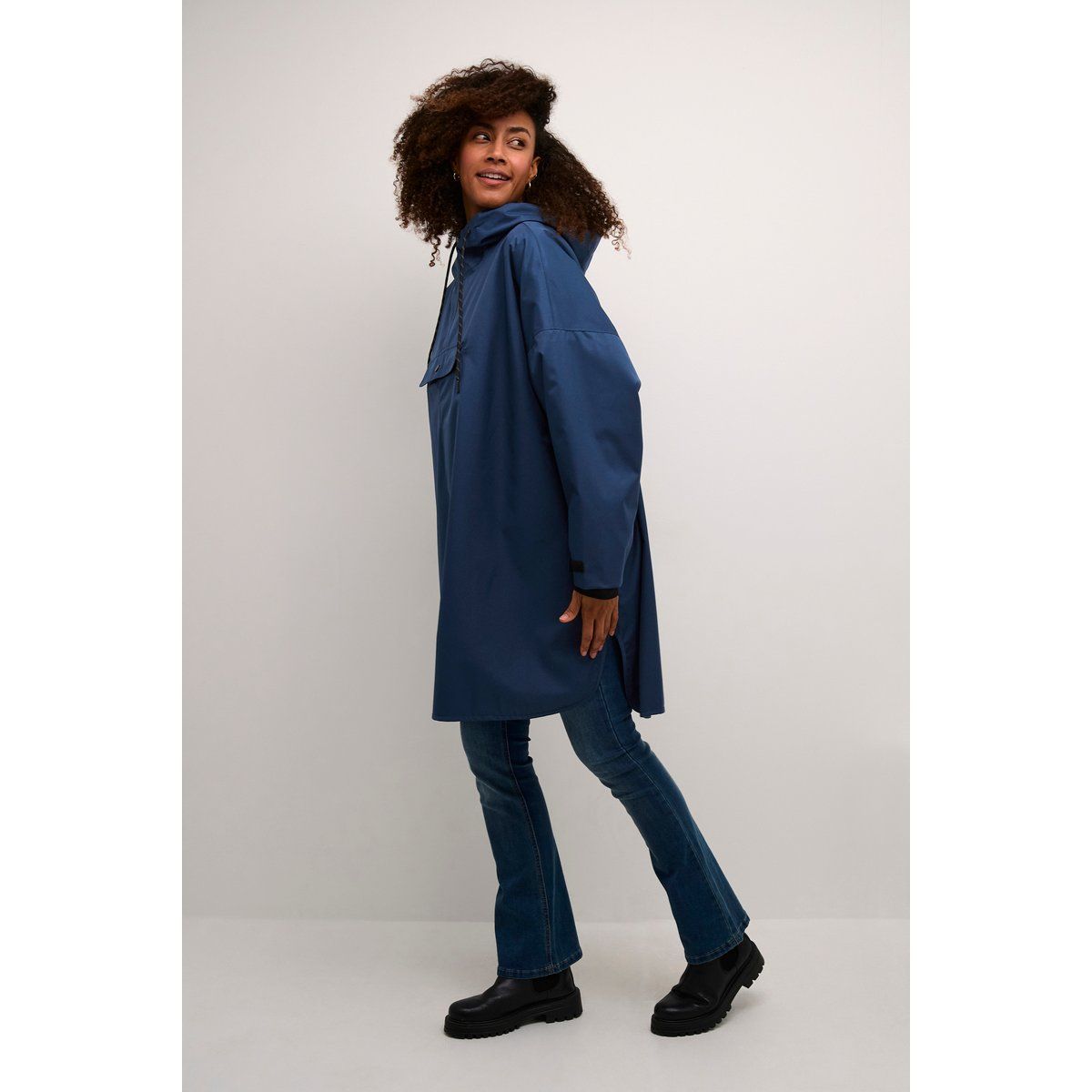 Oversized Anorak mit Kapuze