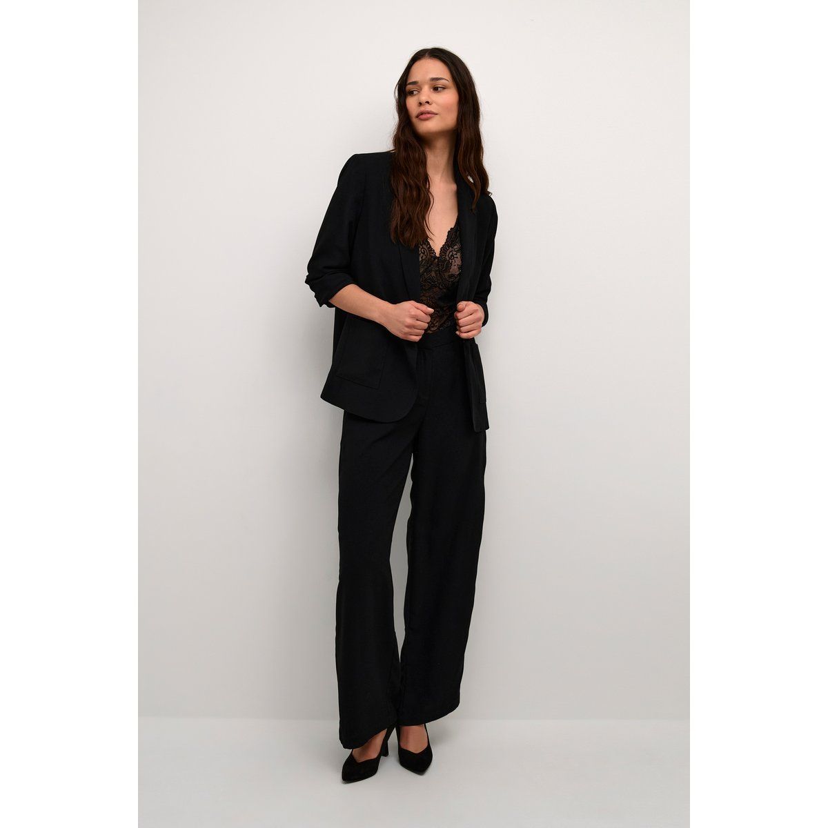 Taillierter Blazer mit 3/4-Ärmeln