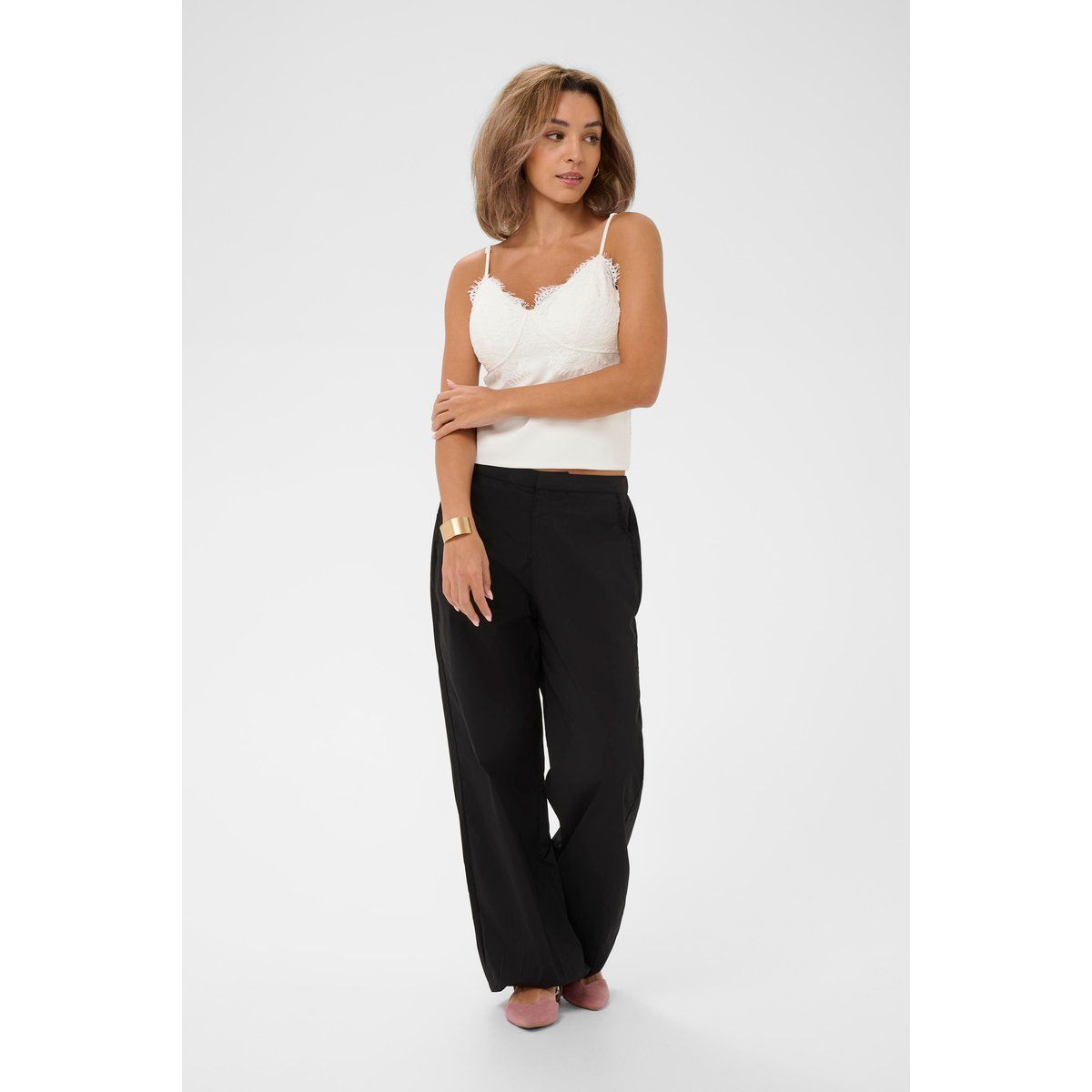 V-Ausschnitt Camisole mit Spitze