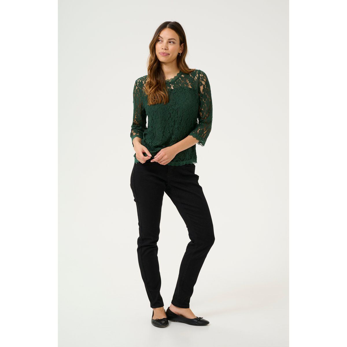 Elegantes Oberteil mit floraler Spitze