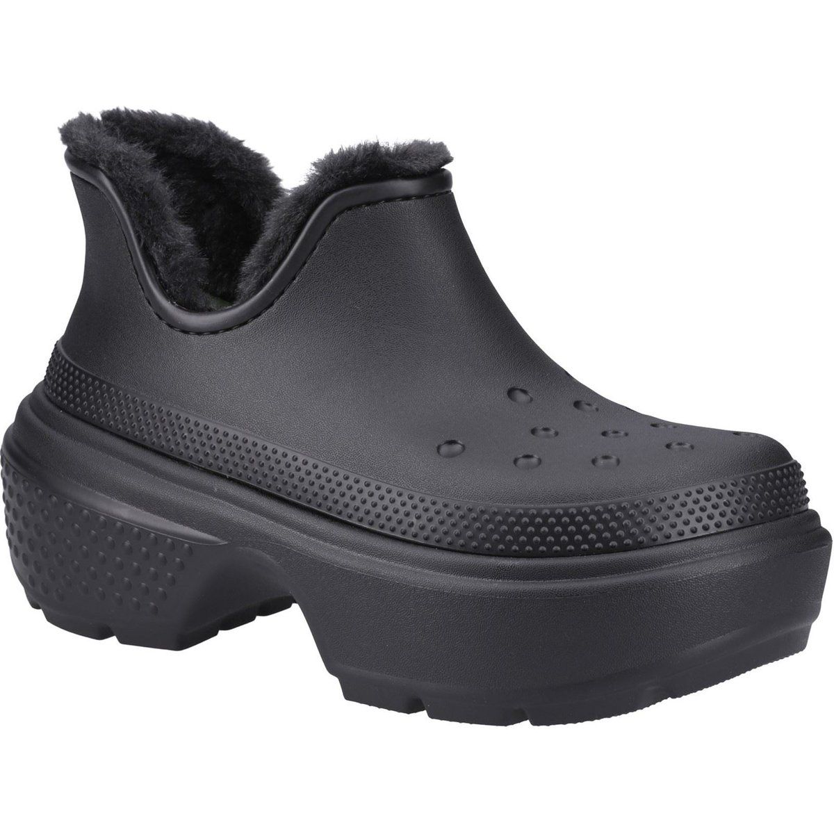 Klobige Plateau-Shorty-Boots