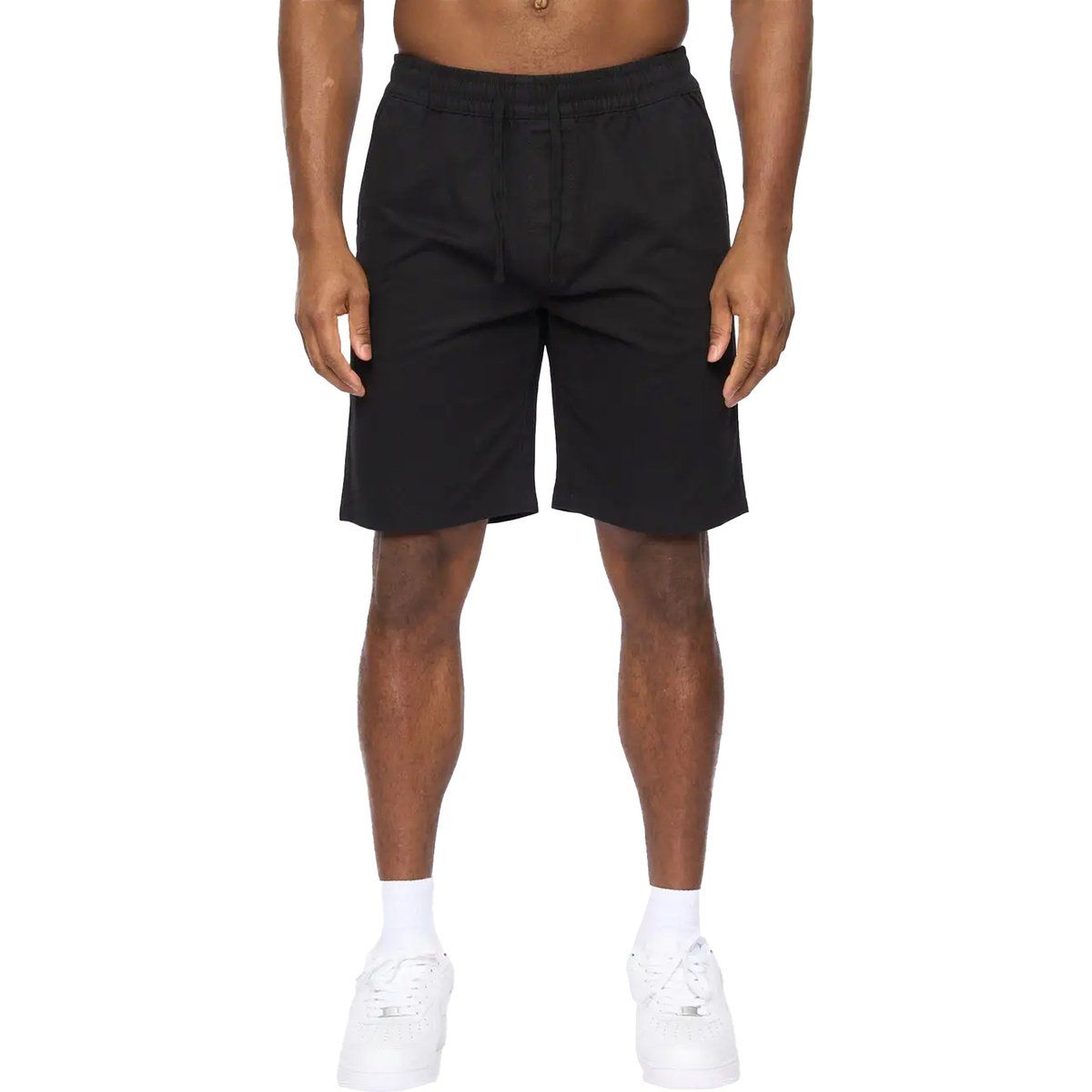 Klassische Baumwollshorts mit Kordelzug