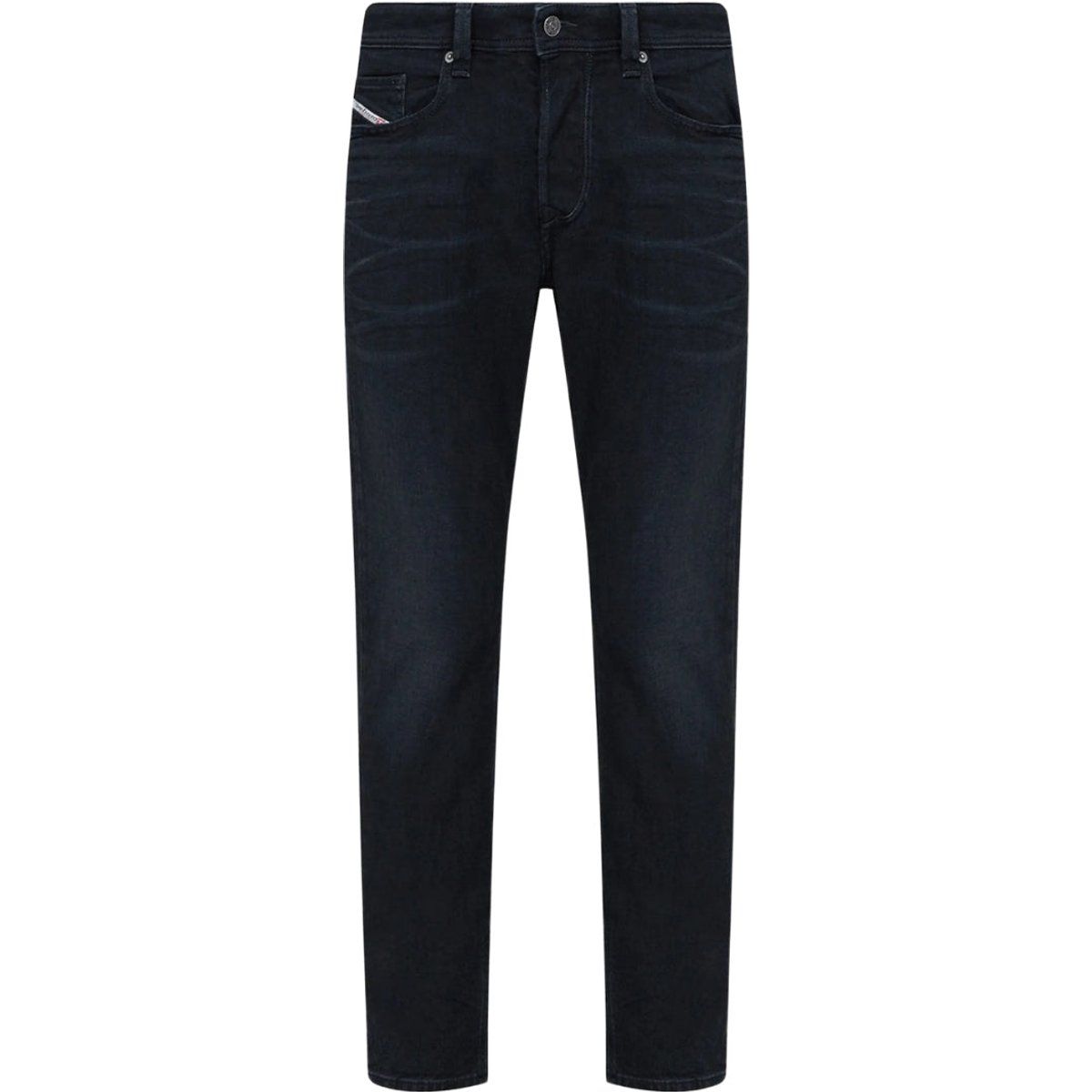 Gerade geschnittene Stretch-Denim-Jeans