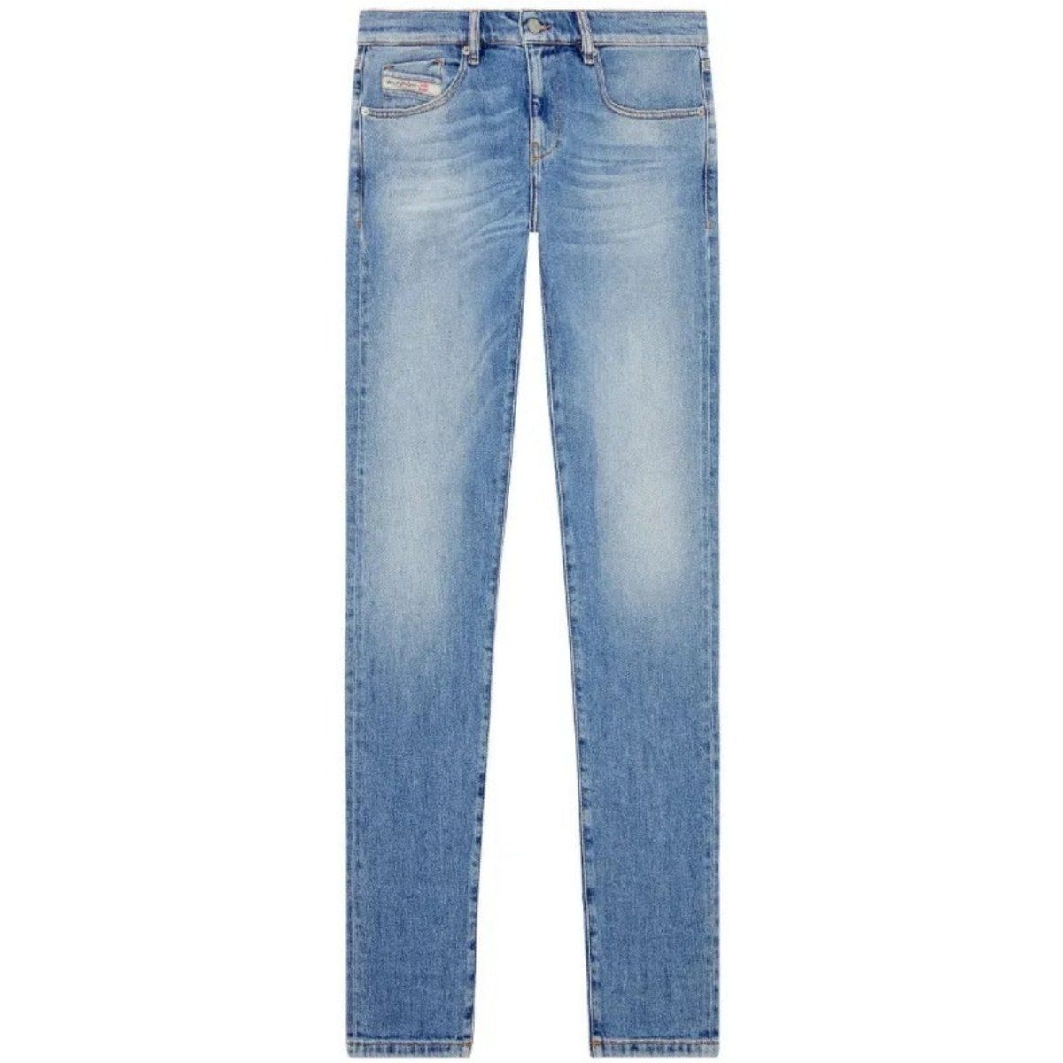 Schmal Zulaufende Stretch-Denim-Jeans