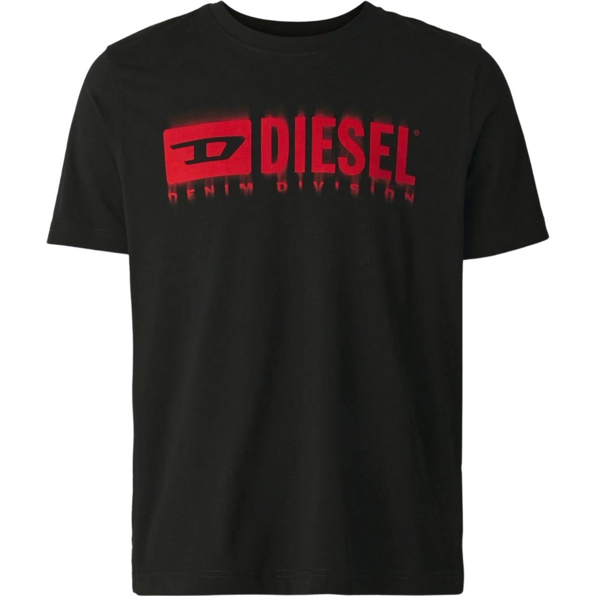 Grafik-T-Shirt mit verschwommenem Logo
