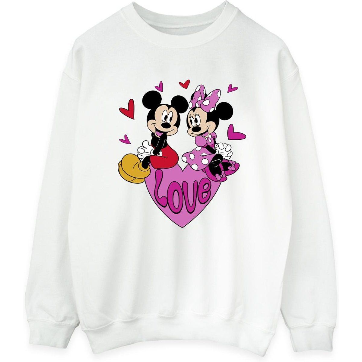 Sweatshirt mit Herz-Charakter-Print