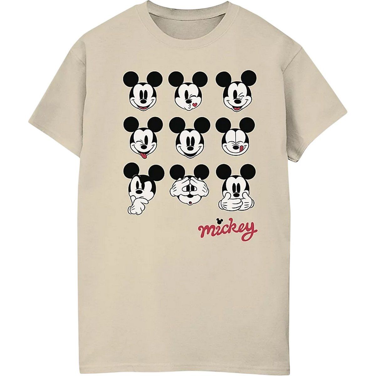 Mickey Mouse Gesichtsausdrücke Grafik-T-Shirt