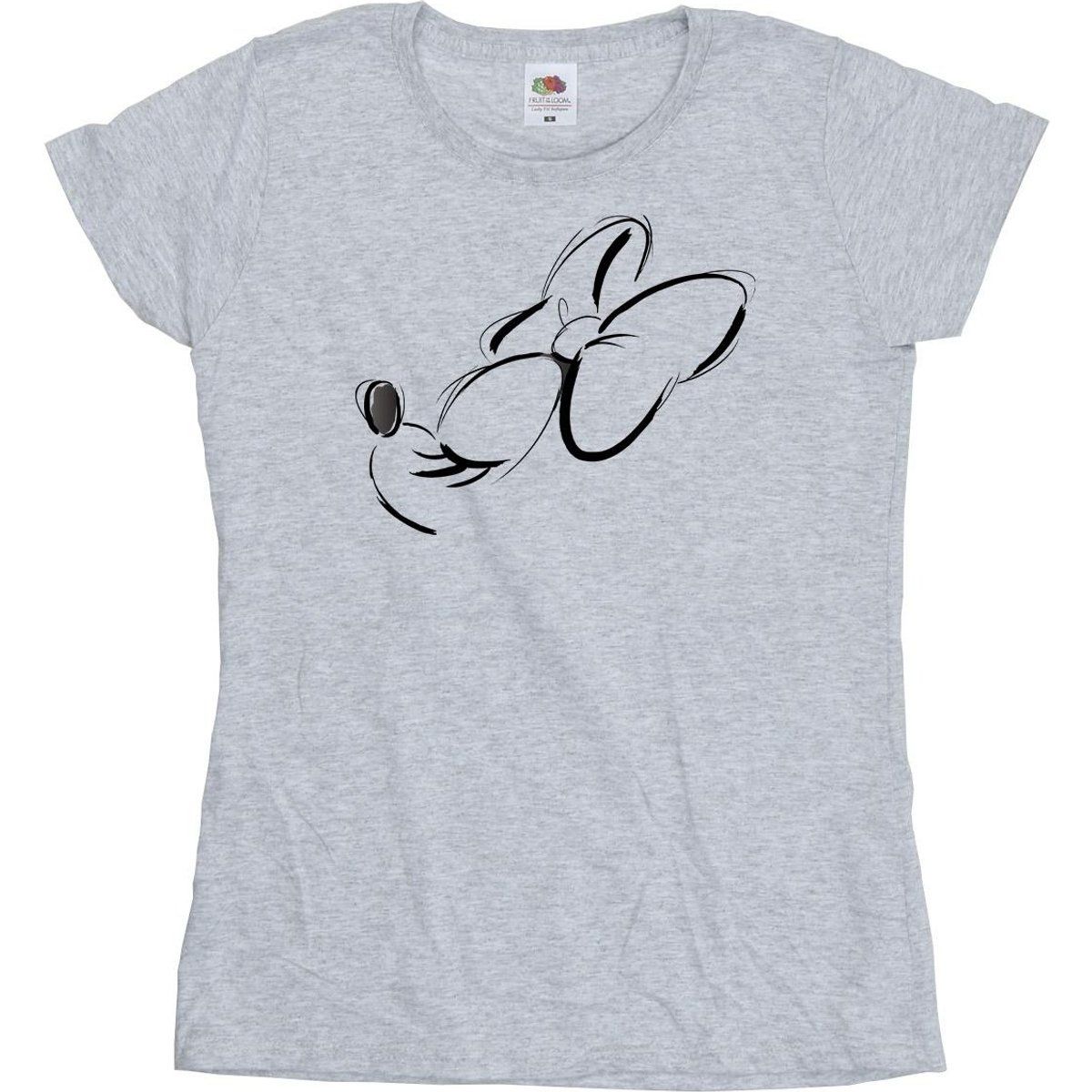 Minnie Mouse Nose Up Grafik-T-Shirt