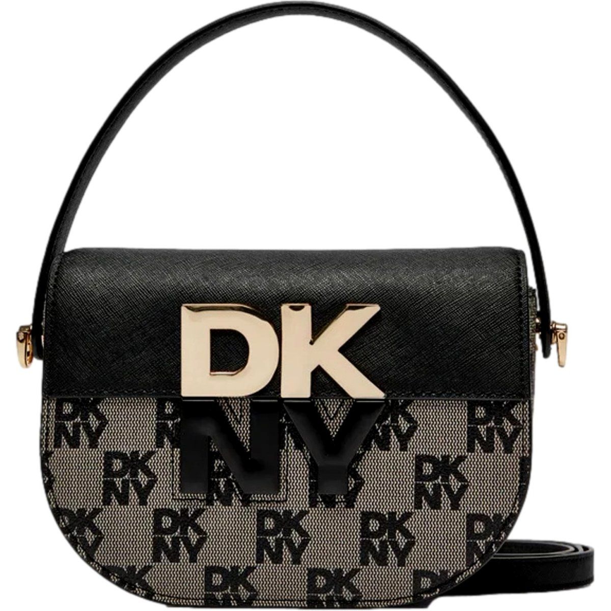 Satteltasche mit Monogramm-Print und 3D-Logo
