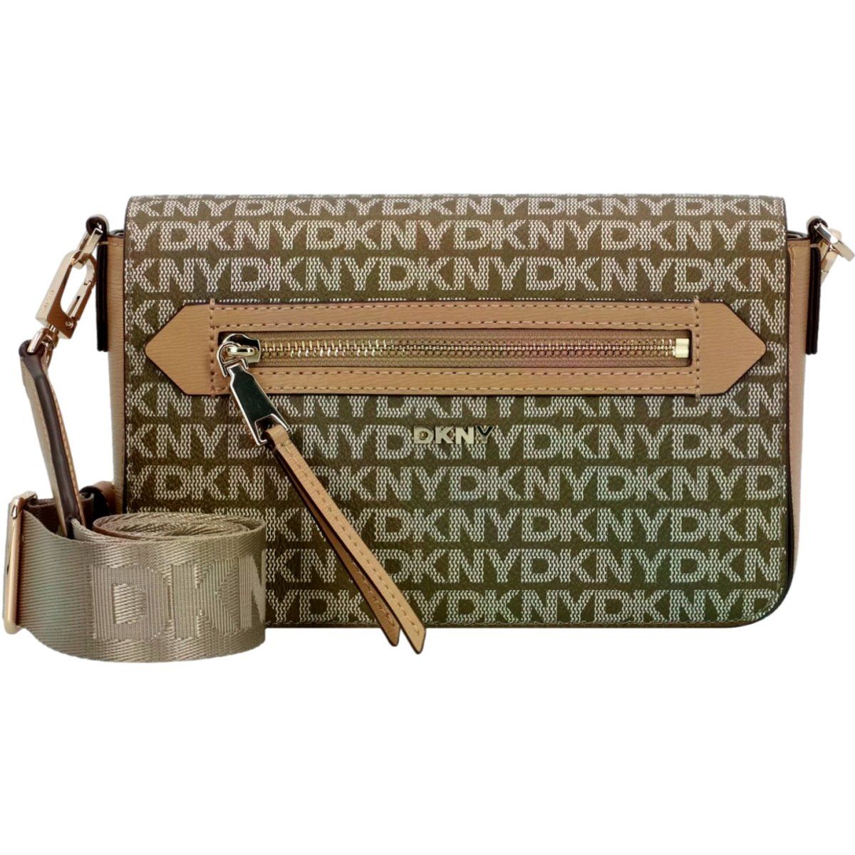 Crossbody-Tasche mit Monogramm-Print