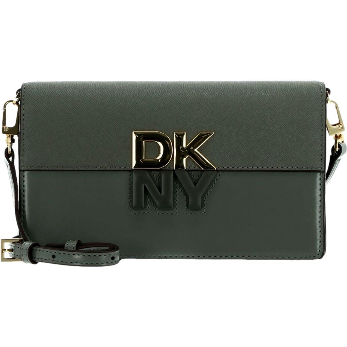 Strukturierte Wandelbare Clutch-Umhängetasche
