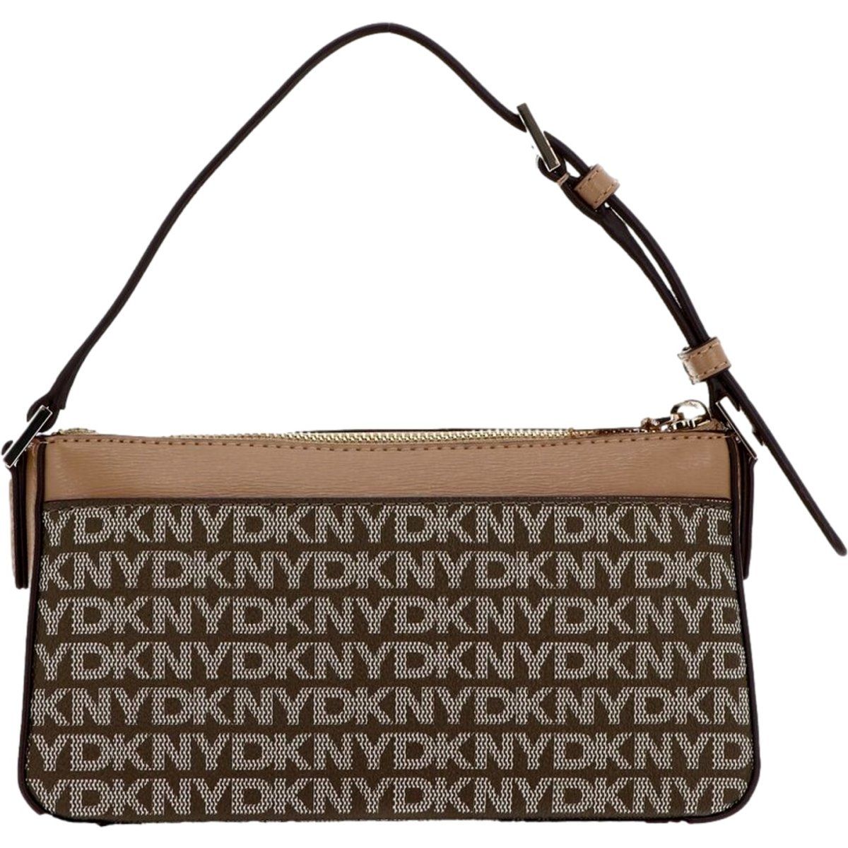 Umhängetasche mit Allover Monogramm