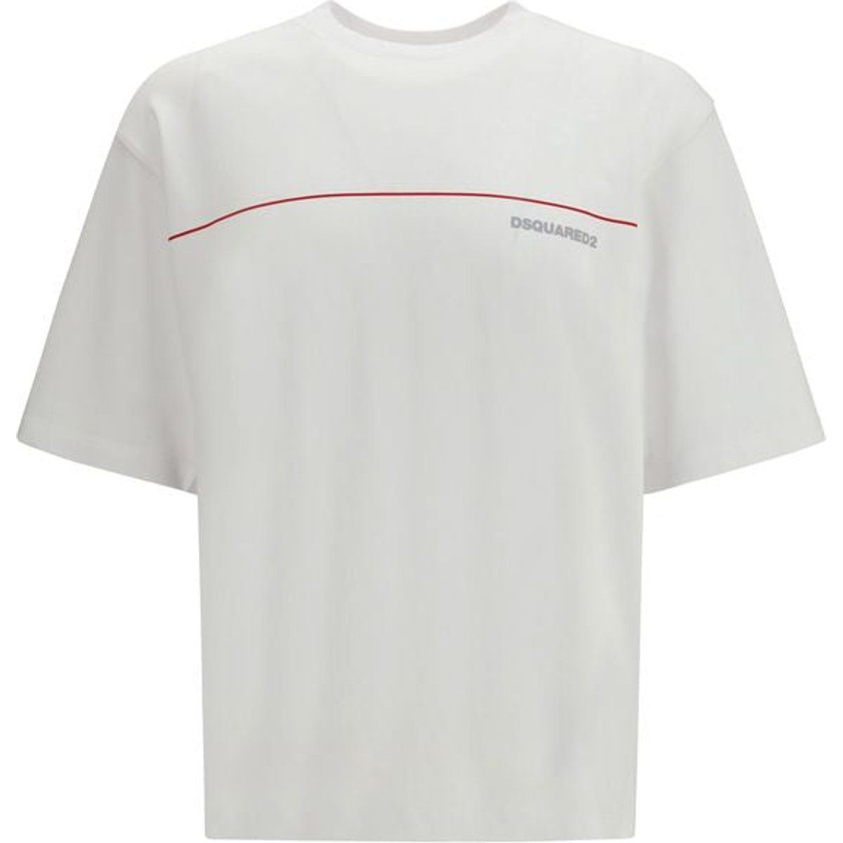 Oversized Baumwoll-T-Shirt mit Logo