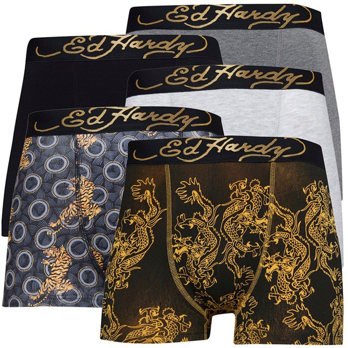 Bequemes Boxershorts-Set mit Logobund