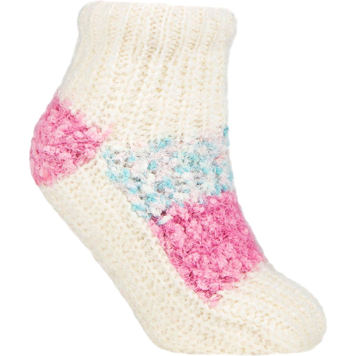 Sherpa-gefütterte grob gestrickte Haussocken