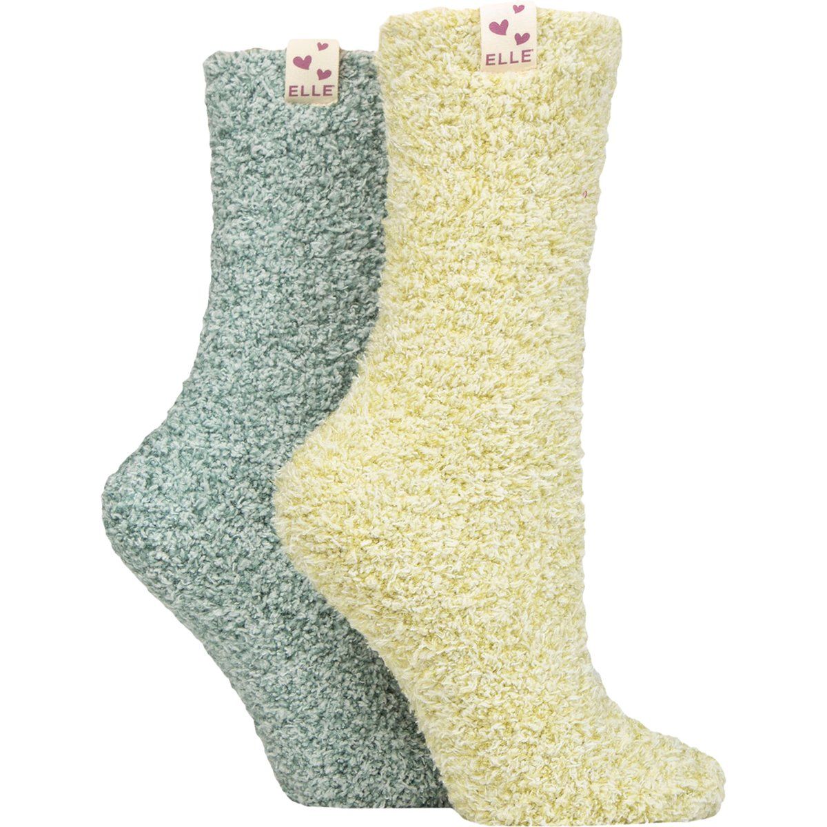 Kuschelige flauschige Bettsocken im Doppelpack