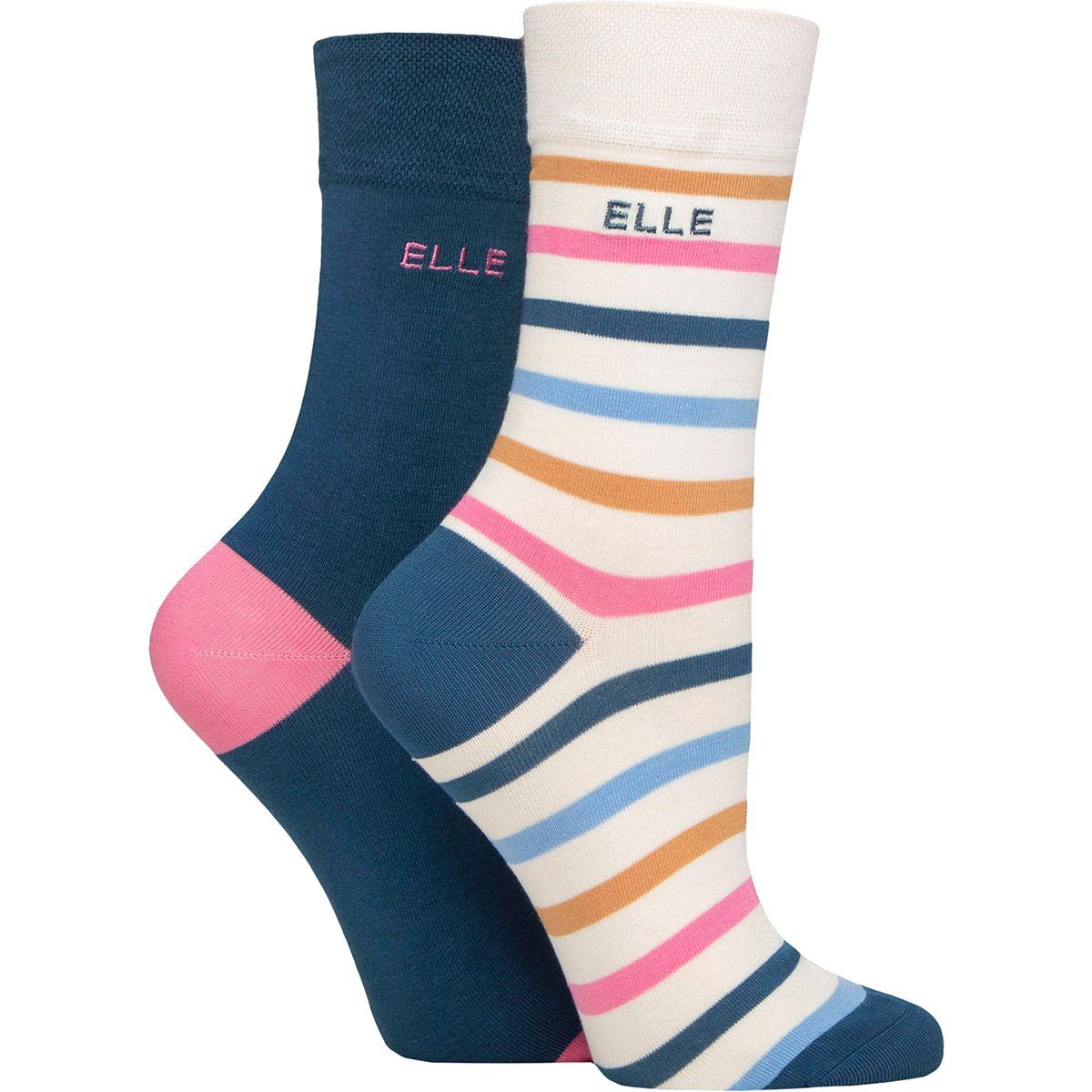 Bambus-Socken gestreift und unifarben