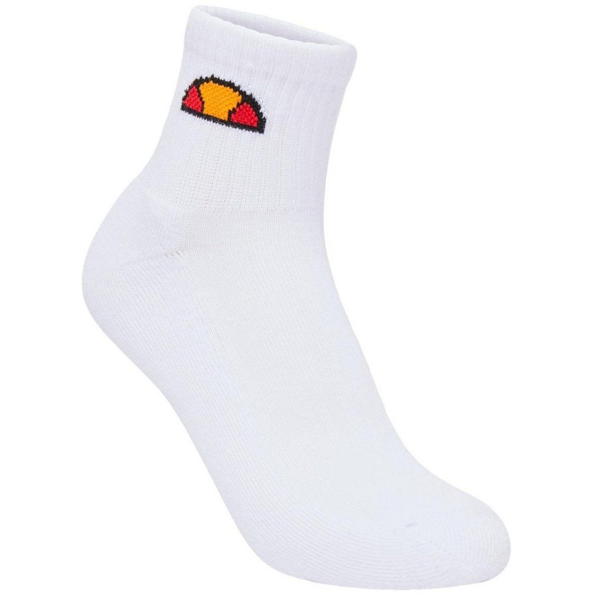 Gerippte Logo-Knöchelsocken