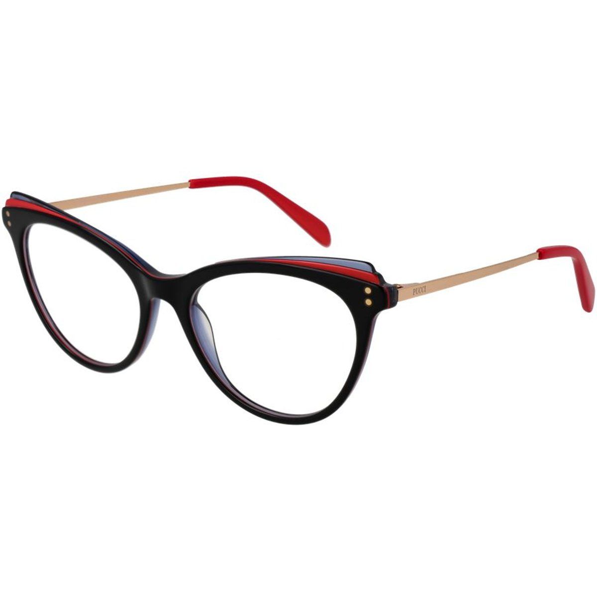 Schicke Cat-Eye-Brille in Lagen-Optik