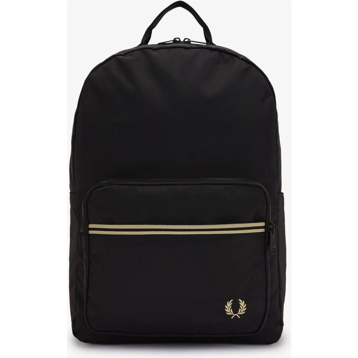 Rucksack mit Doppelstreifen aus Recycling-Nylon