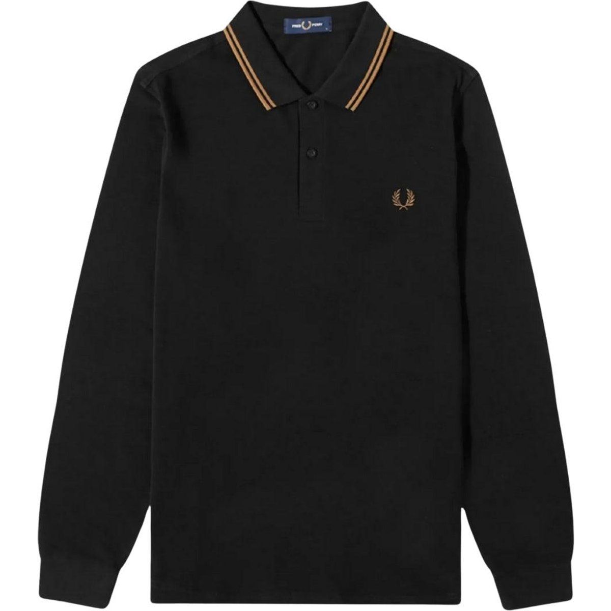 Langärmliges Polo-Shirt mit Streifen