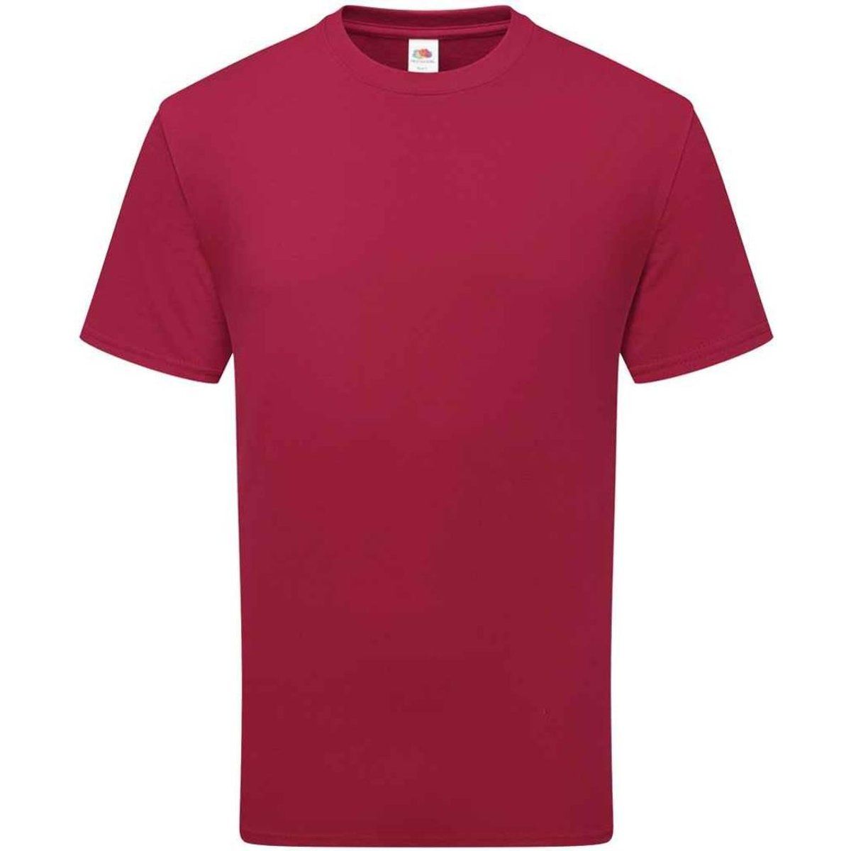 Klassisches Bio-Baumwollshirt mit Rundhalsausschnitt