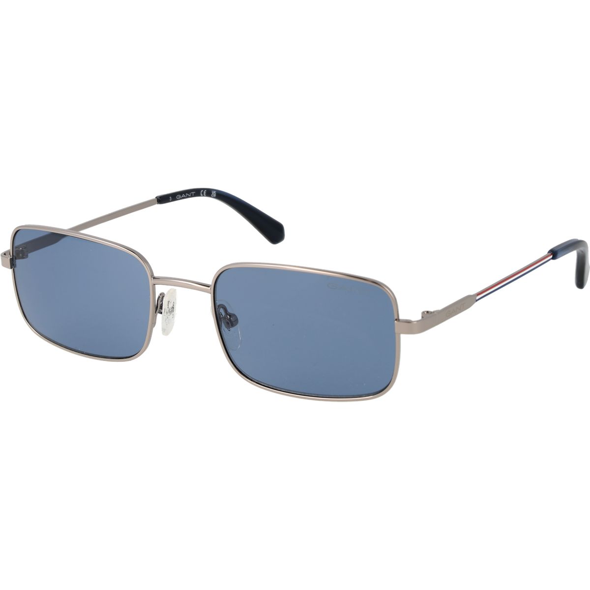 Rechteckige Sonnenbrille aus Metall