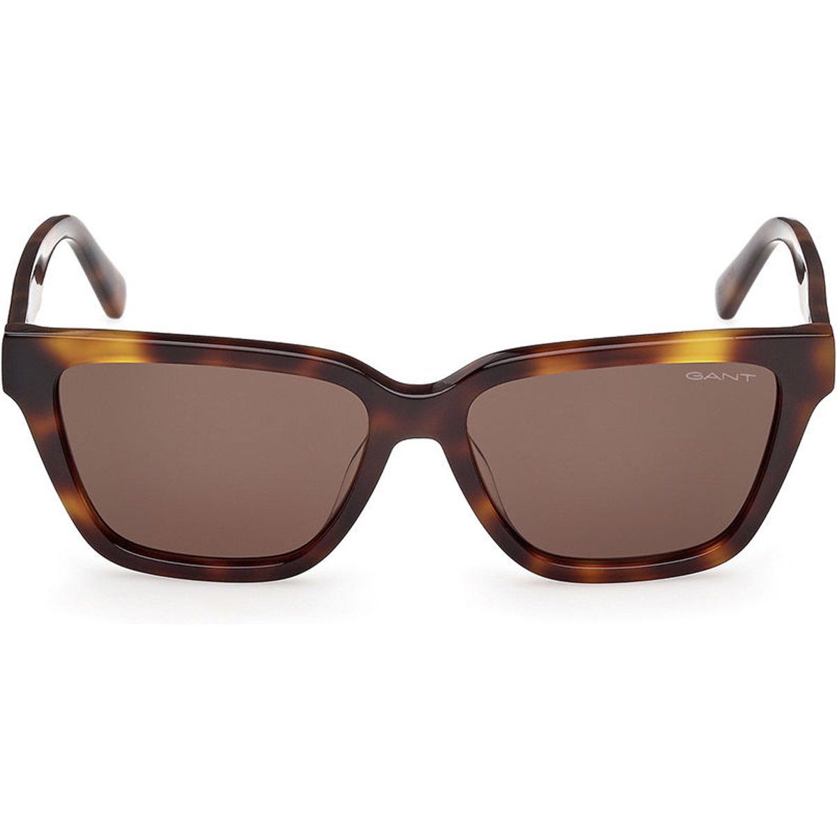 Klassische rechteckige Sonnenbrille in Schildpattoptik