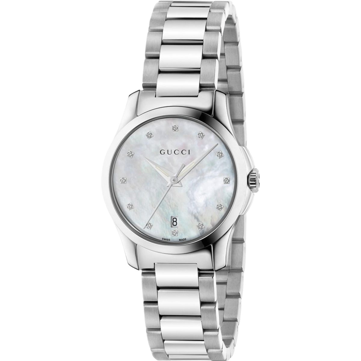 G-Timeless Armbanduhr mit Diamantindizes